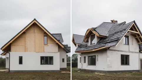 czy dach czterospadowy jest droższy od dwuspadowego