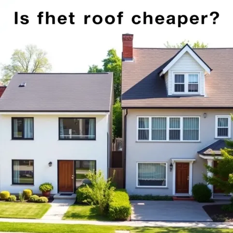Czy dom z płaskim dachem jest tańszy