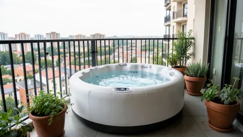 Czy można mieć jacuzzi na balkonie