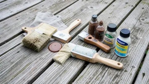 czym malować taras drewniany