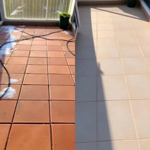 Czym myć płytki tarasowe