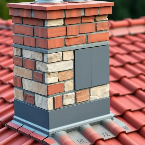 Czym obłożyć komin na dachu