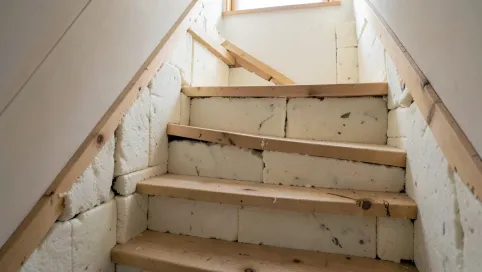 Czym ocieplić schody strychowe