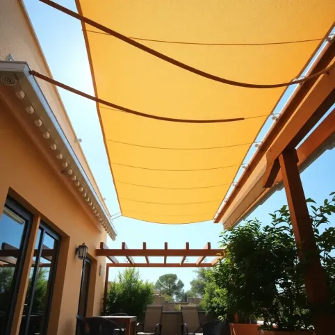 Czym osłonić taras od słońca