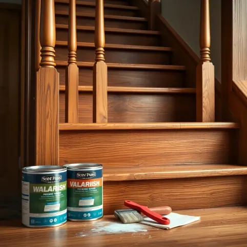 Czym pomalować schody drewniane w domu