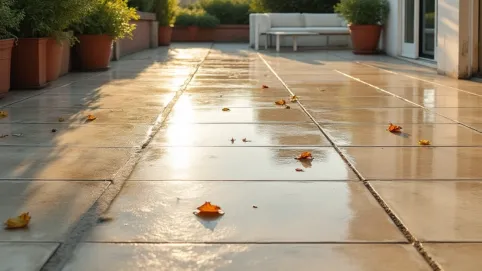 czym wyczyścić płytki gresowe na tarasie