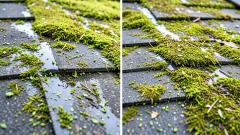 Czyszczenie dachu z mchu