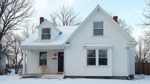 dach dwuspadowy z jaskółką