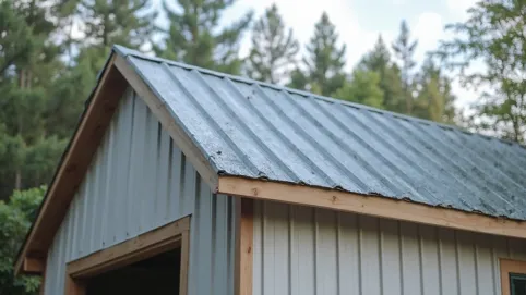 dach jednospadowy blacha trapezowa