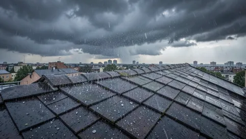 Dach panoramiczny a gradobicie