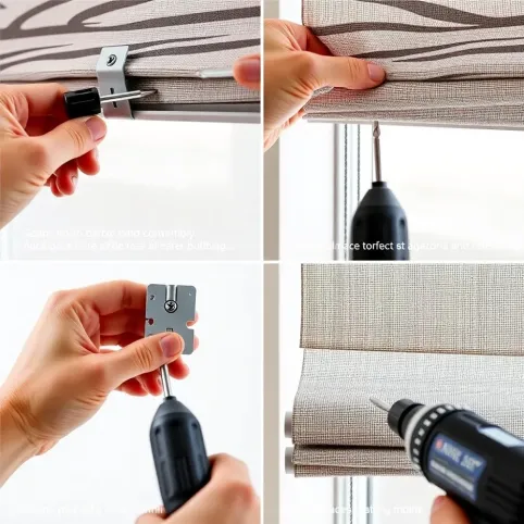 Demontaż rolety dzień noc