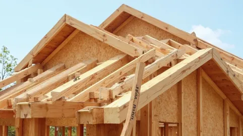 deskowanie dachu dwuspadowego