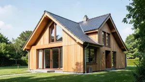 Dom z dachem jednospadowym 70m2