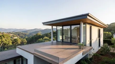 Dom z tarasem widokowym