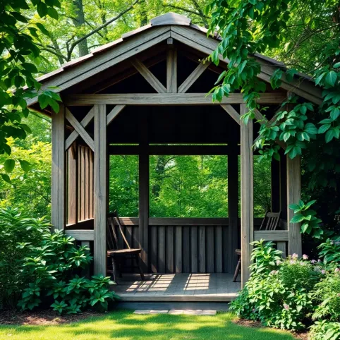 Domek altana na działkę