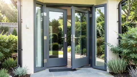 Drzwi tarasowe dwuskrzydłowe otwierane na zewnątrz cena