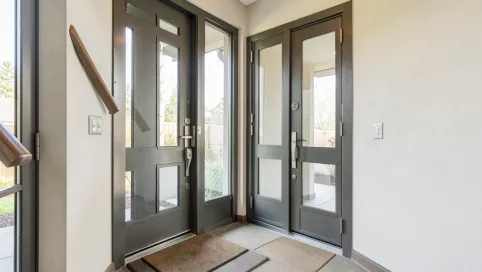 drzwi zewnętrzne na klatkę schodową