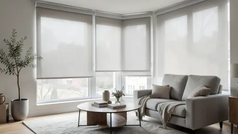 Eleganckie rolety do salonu