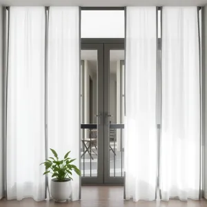 Firany balkonowe nowoczesne panele