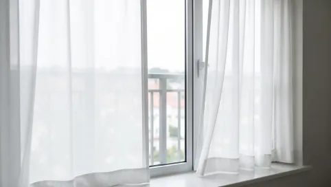Firany na okno balkonowe nowoczesne