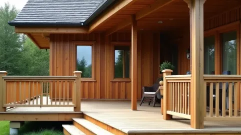 Ganek drewniany projekty