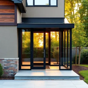 Ganek szklany przed domem cena