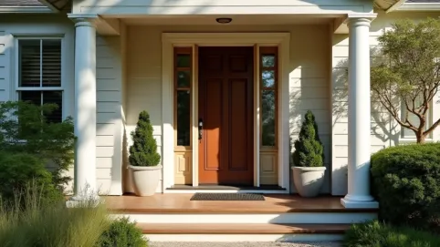 ganek wejście do domu