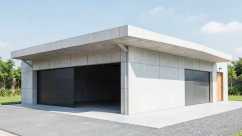 Garaż z płaskim dachem koszt budowy