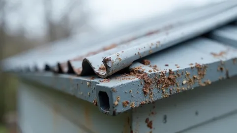 gąsior na dach jednospadowy