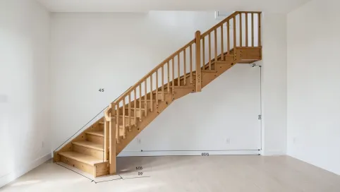 Ile miejsca na schody dwubiegowe