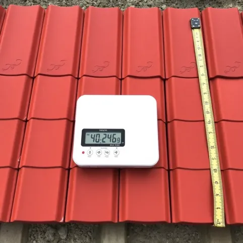 Ile waży m2 dachówki ceramicznej