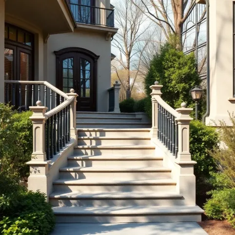 Inspiracje na schody zewnętrzne