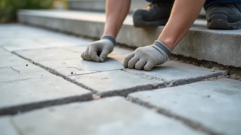 jak kłaść płytki na schodach zewnętrznych