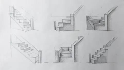 Jak narysować schody krok po kroku