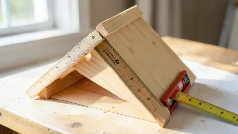 Jak obliczyć kąt dachu