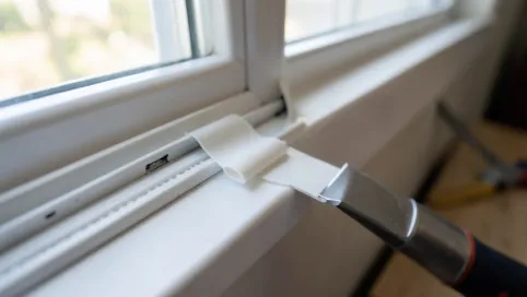 Jak odkleić prowadnice rolety