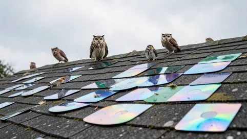 Jak odstraszyć wrony z dachu