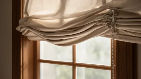 jak opuscic rolete rzymska