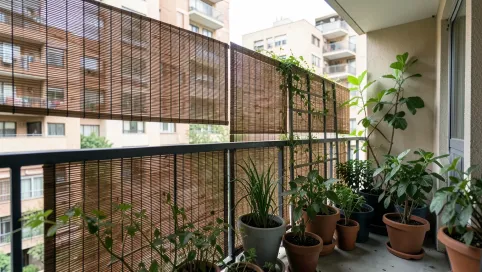 Jak osłonić balkon w bloku przed sąsiadami