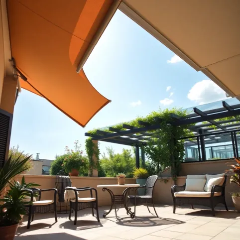 Jak osłonić taras przed słońcem