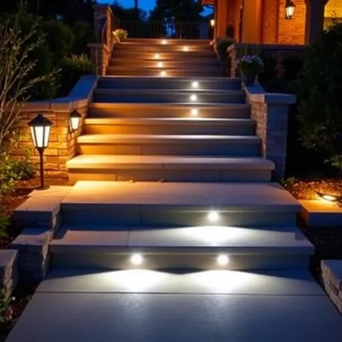 Jak oświetlić schody zewnętrzne