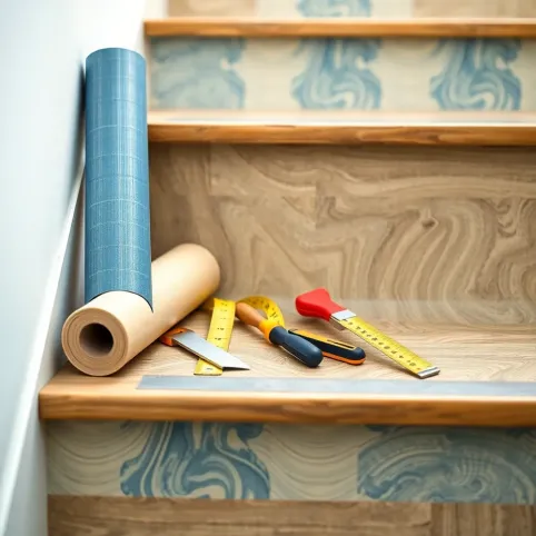 Jak położyć linoleum na schody