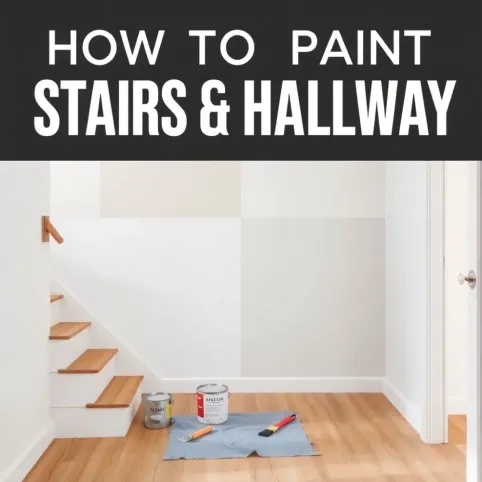 Jak pomalować korytarz ze schodami