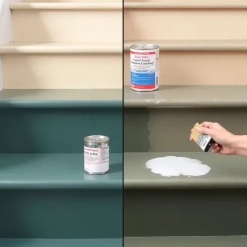 Jak pomalować lakierowane schody