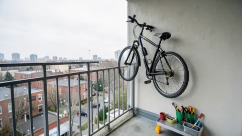 Jak przechowywać rower na balkonie