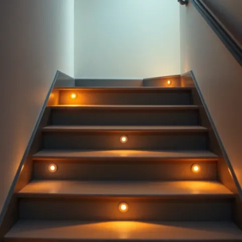 Jak rozmieścić oświetlenie schodowe