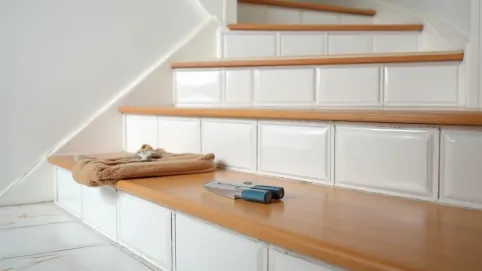 jak układać płytki na schodach