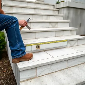 Jak układać płytki na schodach zewnętrznych