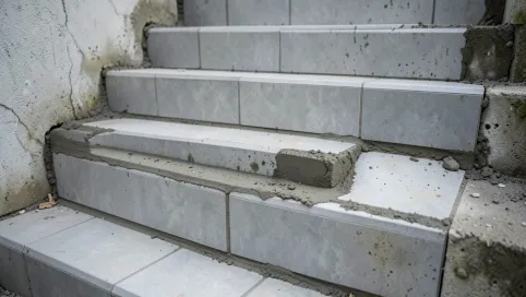 jak ułożyć płytki na schodach zewnętrznych