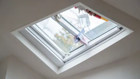 Jak umyć okno dachowe z dolnym otwieraniem